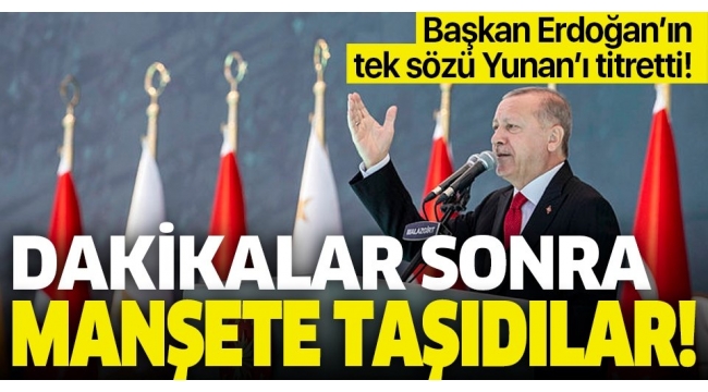 ​​​​​​​Başkan Erdoğan'dan "muhataplarımıza" çok net uyarı: Mahvolmalarına yol açacak yanlışlardan uzak durmaya davet ediyoruz.