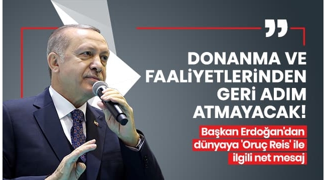 Başkan Erdoğan: Karadeniz'de bulunan gazın ardından önümüzdeki süreçte Akdeniz'de de benzer sonucu alacağını umuyoruz.