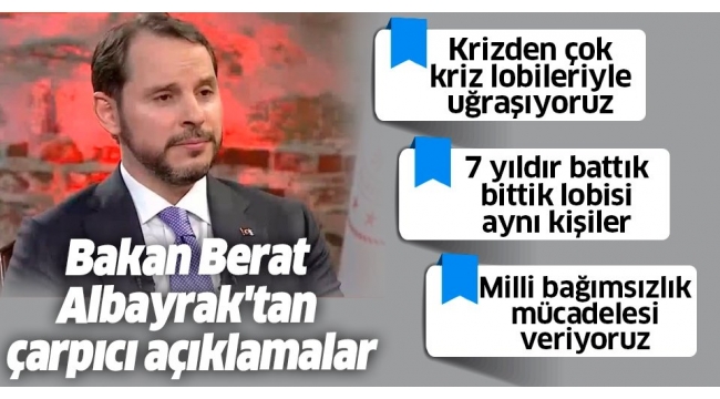 Son dakika: Hazine ve Maliye Bakanı Berat Albayrak'tan gündeme ilişkin önemli açıklamalar.