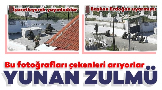 Son dakika: Yunan zulmü sürüyor! Şimdi de o fotoğrafları çeken Türklerin peşindeler! Evlerini işaretleyerek paylaştılar....