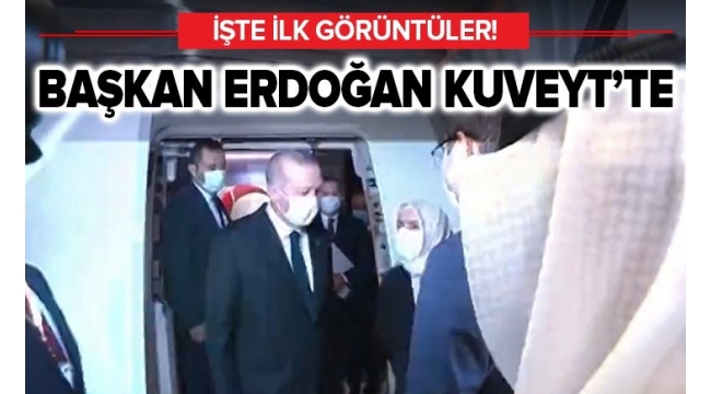 Başkan Recep Tayyip Erdoğan, Kuveyt Emiri'ne taziyelerini iletti.