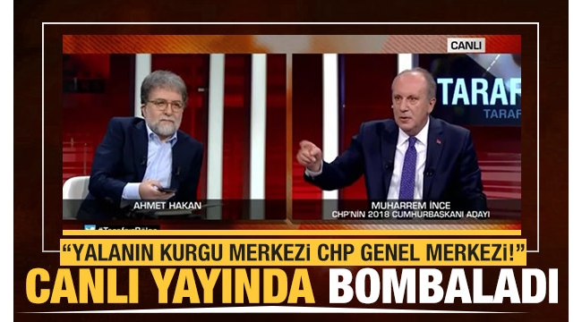 Son dakika: Muharrem İnce, partisini topa tuttu: Yalanın da, iftiranın da, kurgunun da merkezi CHP Genel merkezi.