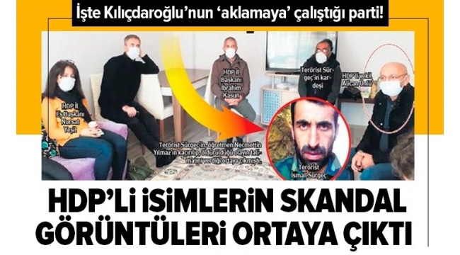 SON DAKİKA: PKK'nın siyasi ayağı HDP'den katil terörist İsmail Sürgeç'in evine alçak ziyaret.