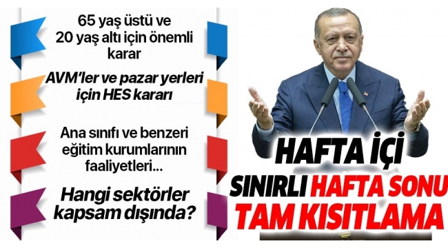 Son dakika: Yeni koronavirüs tedbirleri alındı mı? Başkan Recep Tayyip Erdoğan'dan koronavirüs tedbirleri açıklaması.