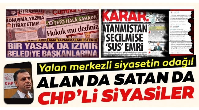 Yalan merkezli siyasetin odağı CHP'nin deprem yalanlarına tepki.