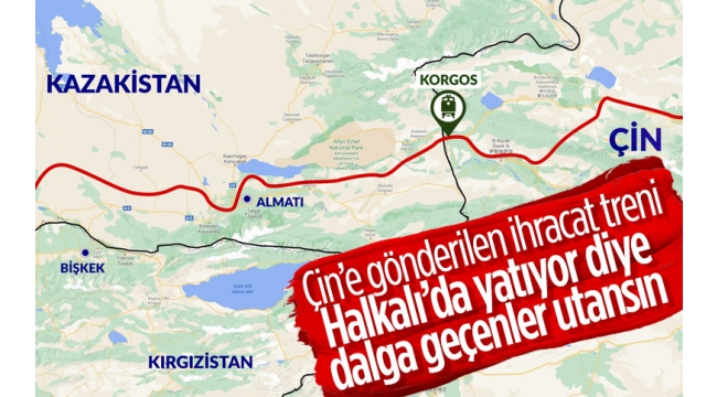 SON DAKİKA: Başkan Recep Tayyip Erdoğan: Çin'e giden trenin Halkalı'ya uğramasını hükümete saldırmak için kullandılar.
