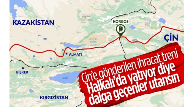 SON DAKİKA: Başkan Recep Tayyip Erdoğan: Çin'e giden trenin Halkalı'ya uğramasını hükümete saldırmak için kullandılar.