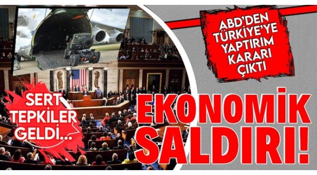 Son Dakika: ABD'den Türkiye'ye yaptırım kararı!.