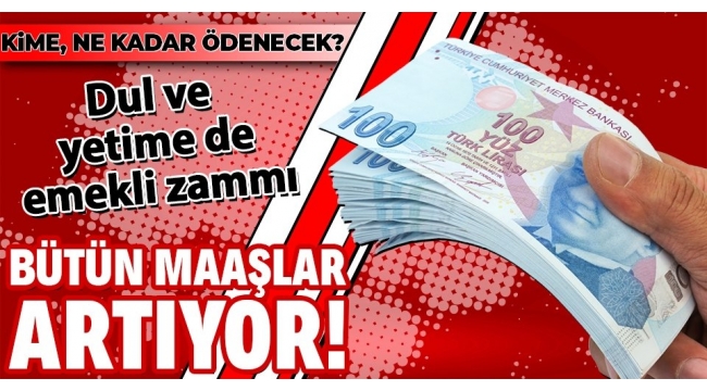 Bütün maaşlar artıyor! Dul ve yetime de emekli zammı: %8.36 Ocak artışı yansıtılacak | Kim, ne kadar alacak?