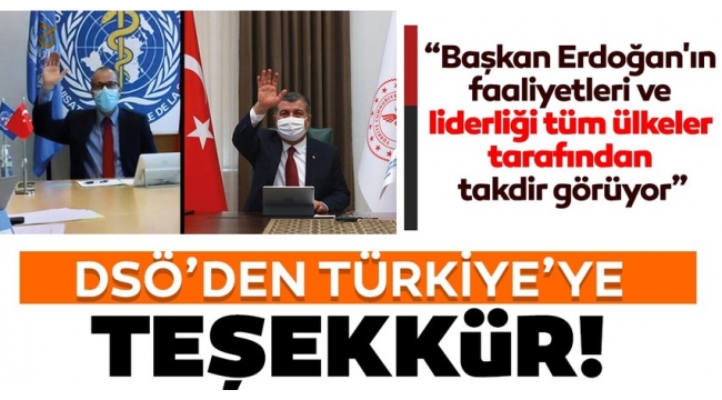 DSÖ Avrupa Direktörü Kluge'dan Türkiye'ye tebrik: "Erdoğan'ın faaliyetleri tüm ülkeler tarafından takdir görüyor"