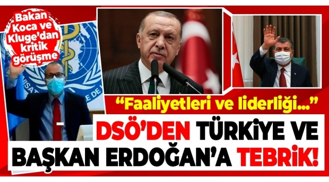 DSÖ Avrupa Direktörü Kluge'dan Türkiye'ye tebrik: "Erdoğan'ın faaliyetleri tüm ülkeler tarafından takdir görüyor"
