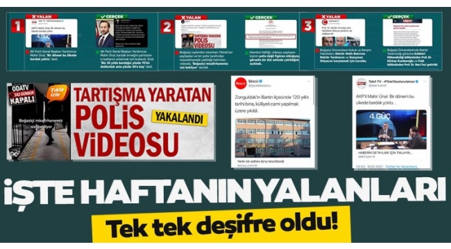 ODA TV,  Sözcü, Tele 1, Independent Türkçe ve Cumhuriyet'in haberleri yalan çıktı 