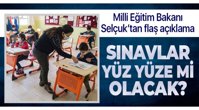Okullar ne zaman açılacak? Sınavlar yüz yüze mi olacak? Milli Eğitim Bakanı Ziya Selçuk'tan flaş açıklamalar... 