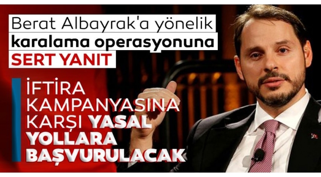 Son dakika: Eski Hazine ve Maliye Bakanı Berat Albayrak'tan "kayıp rezerv" iftiralarına 500.000 TL'lik tazminat davası!