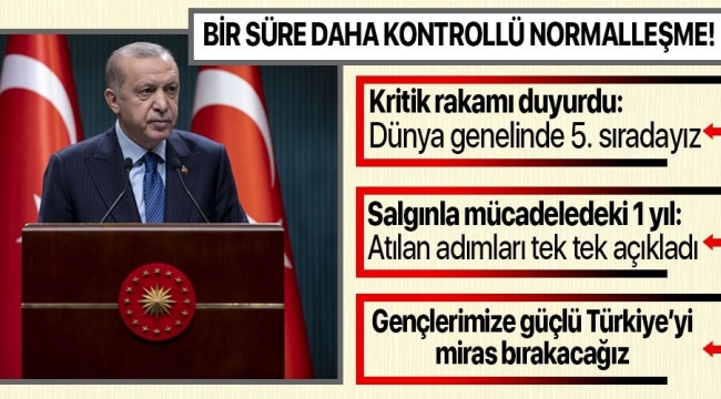  Kritik Kabine Toplantısı sonrası Başkan Erdoğan 81 il için alınan kararı açıkladı 