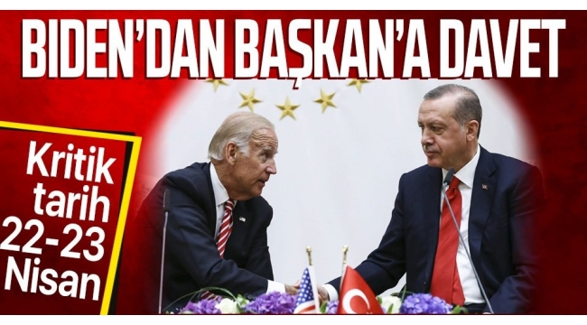 Son dakika: ABD Başkanı Joe Biden'dan Başkan Recep Tayyip Erdoğan'a davet ve mektup! 