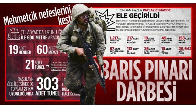  Türk Silahlı Kuvvetleri'nden terör örgütlerine Barış Pınarı darbesi 