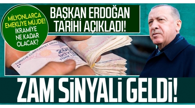 Başkan Erdoğan'dan bayram ikramiyesi ve emekli maaşı açıklaması 