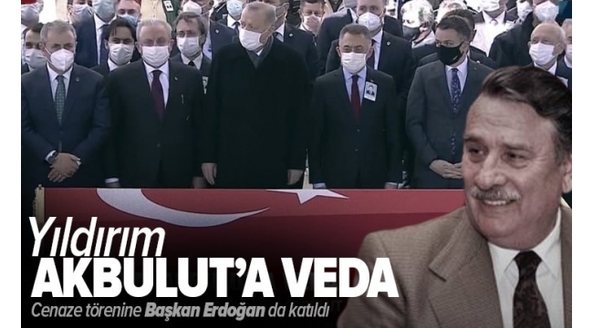 SON DAKİKA: Yıldırım Akbulut'a son veda | Başkan Erdoğan: Milletimize başsağlığı diliyorum 