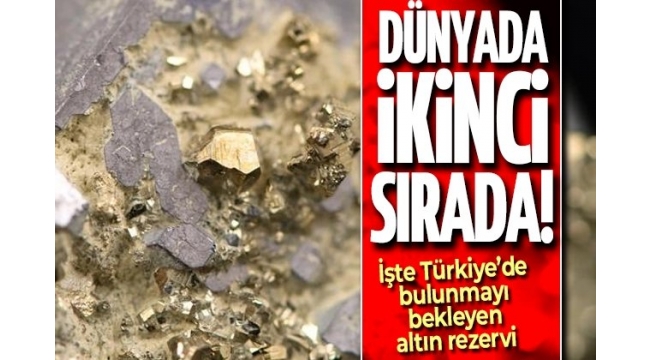  Son dakika: Dünyada ikinci sırada! 4 bin 700 ton altın Türkiye'yi bekliyor 
