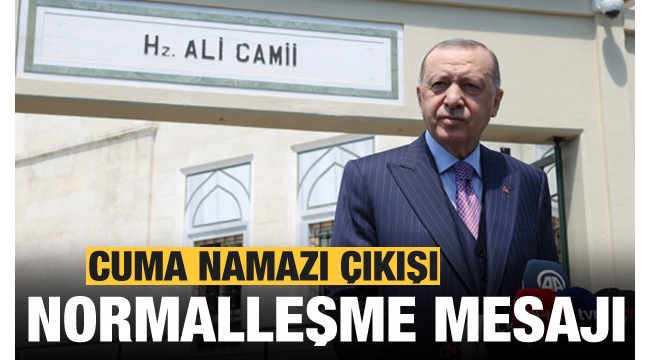 Son dakika: Başkan Recep Tayyip Erdoğan'dan cuma namazı çıkışı önemli açıklamalar. 