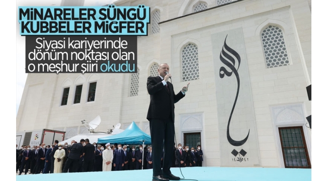 Başkan Erdoğan'dan Uzun Mehmet Camii açılışında önemli açıklamalar 