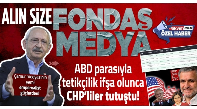 ABD'den maaş alan muhalif medyanın ihanetine CHP desteği! 