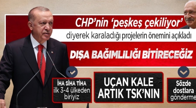 Dev nakliye uçaklarına yeni tesis! Başkan Erdoğan'dan önemli açıklamalar 