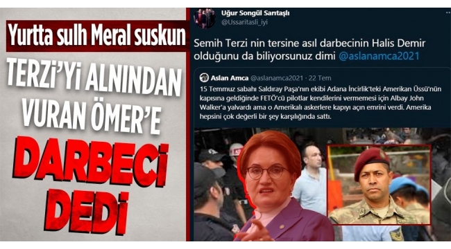 İYİ Parti'de yöneticilik yapan Uğur Songül Sarıtaşlı 15 Temmuz kahramanı Ömer Halisdemir için "asıl darbeci" ifadesini kullandı: "Olsa olsa şeref yoksunudur" 
