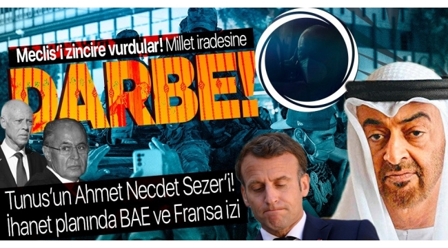 Son dakika: Tunus'ta darbe girişimi! Cumhurbaşkanı askerle birlikte darbe yaptı!