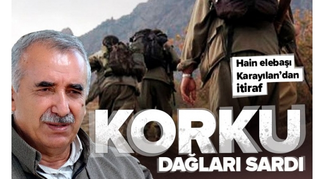Terör örgütü PKK'nın elebaşı Murat Karayılan'dan Pençe harekatı itirafı: Bu bombardımanlar karşısında kimse duramaz 