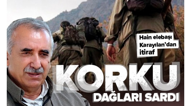 Terör örgütü PKK'nın elebaşı Murat Karayılan'dan Pençe harekatı itirafı: Bu bombardımanlar karşısında kimse duramaz