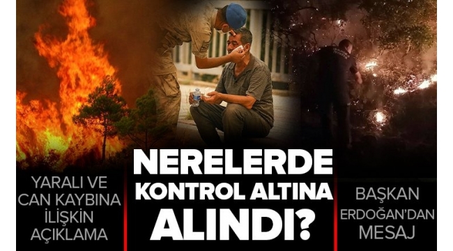 Türkiye genelindeki yangınlarda son durum ne? Tarım ve Orman Bakanı Bekir Pakdemirli son dakika olarak açıkladı. 