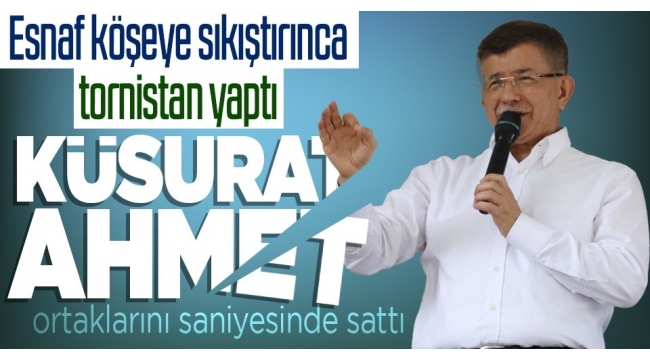 Ahmet Davutoğlu'na Kayseri'de 'ihanet' tepkisi  
