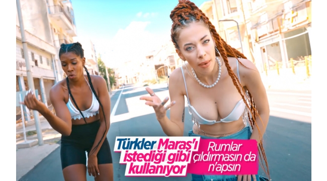 Kıbrıslı Türk şarkıcının Kapalı Maraş'taki klibine tepki