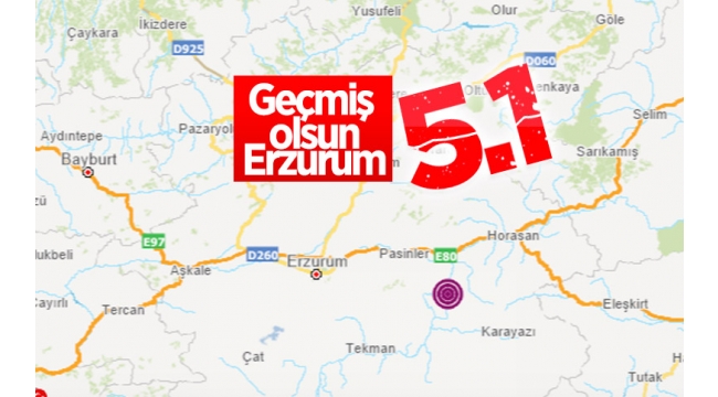 Son dakika haberi: Erzurum Köprüköy'de 5.1 büyüklüğünde deprem! Yıkılan evler var.. 