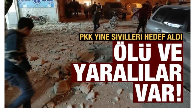 Son dakika: Terör örgütü PKK/YPG'den Afrin'e topçu saldırısı: 3 ölü 15 yaralı! TSK misliyle karşılık verdi 