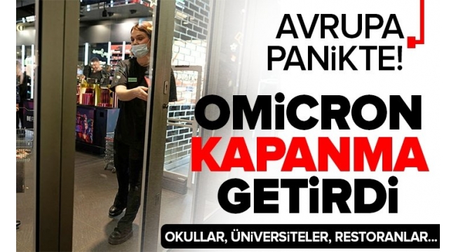 Kovid-19 vakaları artan Hollanda'dan flaş 'kapanma' kararı
