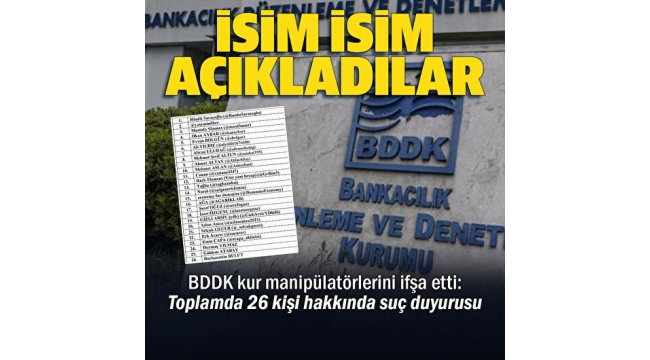 Son dakika: BDDK'dan Durmuş Yılmaz ve 25 kişi hakkında suç duyurusu! 