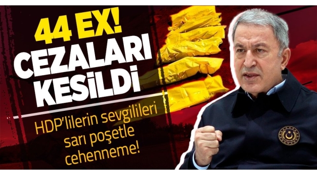 Bakan Akar'dan son dakika açıklaması: 44 terörist öldürüldü