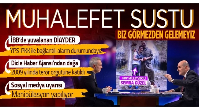 Son dakika: İçişleri Bakanı Süleyman Soylu'dan muhalefete 'Semra Güzel' tepkisi: Biz görmezden gelemeyiz