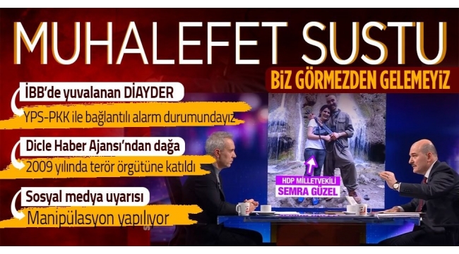 Son dakika: İçişleri Bakanı Süleyman Soylu'dan muhalefete 'Semra Güzel' tepkisi: Biz görmezden gelemeyiz 