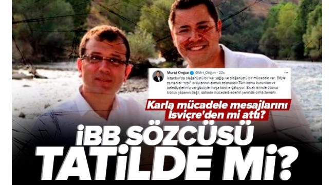 Son dakika: İBB Sözcüsü Murat Ongun hakkında şok gerçek! Karla mücadele paylaşımlarını Cenevre'deki otelden yaptı 