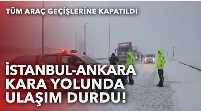 Son dakika: Türkiye kara teslim: İstanbul dahil birçok ile ulaşım kapandı! İşte kapanan yollar... 