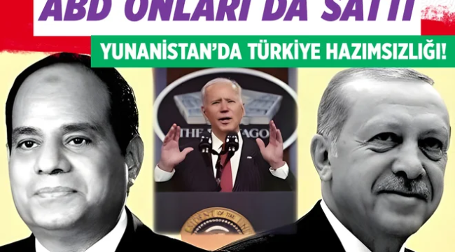 Yunanistan'da Türkiye hazımsızlığı: ABD onları da sattı 