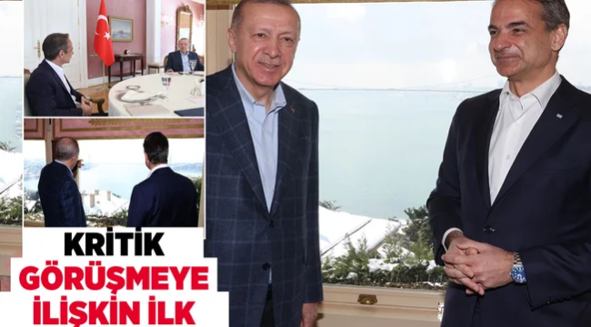 Başkan Erdoğan'dan Yunan Başbakan Miçotakis ile kritik görüşme! Dünyanın gözü İstanbul'da 