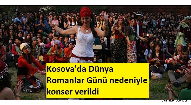 Kosova'da Dünya Romanlar Günü nedeniyle konser verildi 