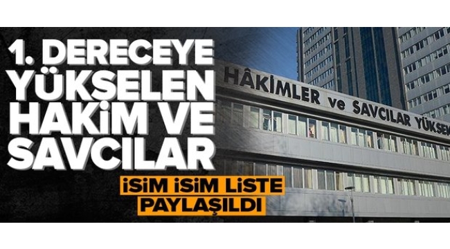 Hakimler ve Savcılar Kurulu (HSK) kararları Resmi Gazete'de