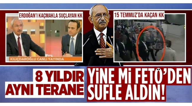 Kemal Kılıçdaroğlu'nun Başkan Erdoğan hakkındaki iftirasına AK Parti'den sert yanıt: Kimin kaçtığını 15 Temmuz'da gördük 