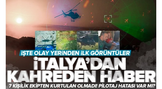  İtalya'da kaybolan helikopterde yeni gelişme! Eczacıbaşı helikopterinde cansız bedenlere ulaşıldı! 